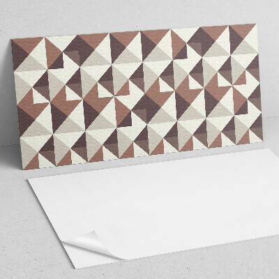 Panou perete Model geometric cu triunghiuri
