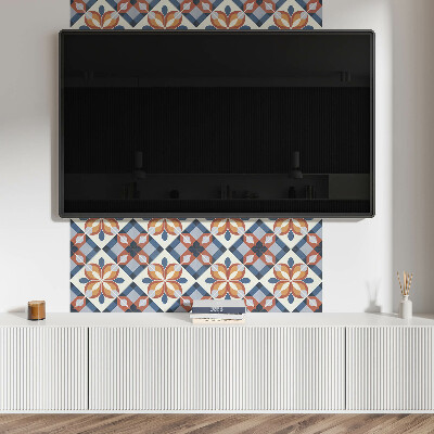 Panou perete Model floral geometric