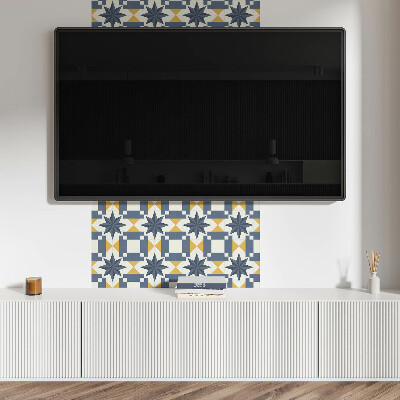 Panou perete Model stea geometric