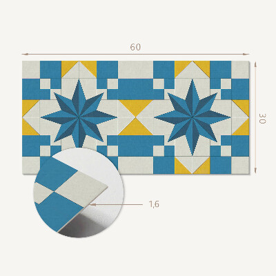 Panou decorativ pvc Model stea geometric