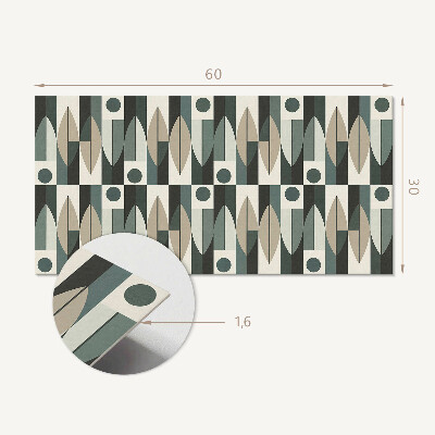 Panou perete Model geometric abstract