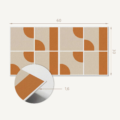 Panou perete Forme geometrice abstracte