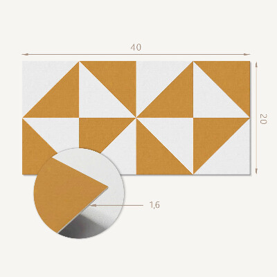 Panou perete Triunghiuri geometrice în pătrate