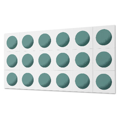 Panou decorativ pvc Cercuri geometrice într-o grilă