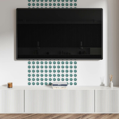 Panou decorativ pvc Cercuri geometrice într-o grilă