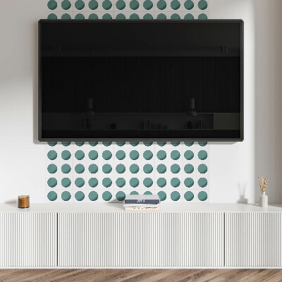 Panou decorativ pvc Cercuri geometrice într-o grilă