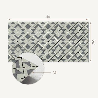 Panou de perete Model geometric cu diamante