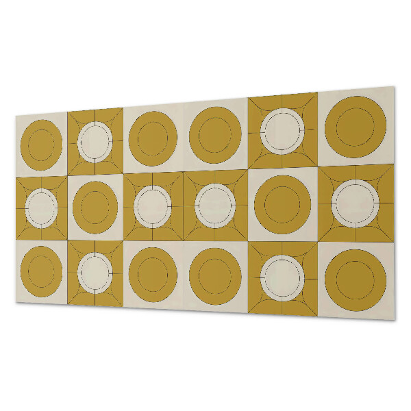 Panou perete Model geometric cu cercuri