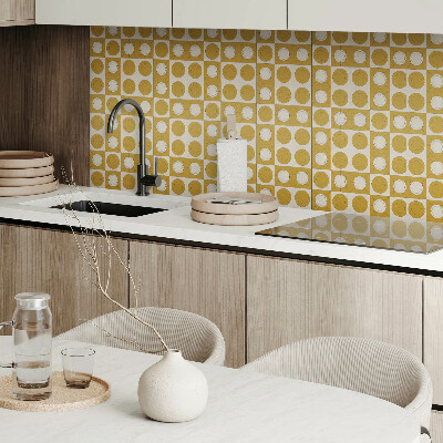 Panou perete Model geometric cu cercuri