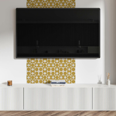 Panou perete Model geometric cu cercuri