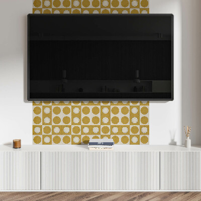 Panou perete Model geometric cu cercuri