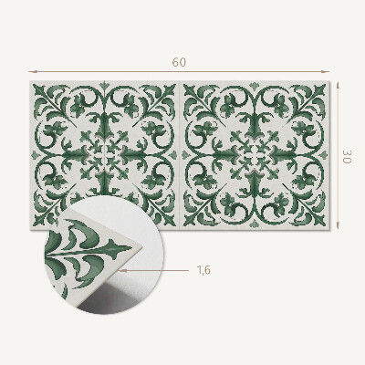 Panou decorativ pvc Model de plante cu motiv floral