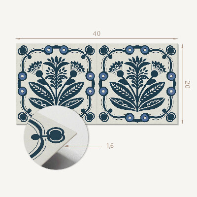 Panou decorativ pvc Model floral cu frunze