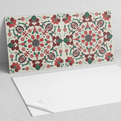 Panou decorativ pvc Model floral cu simetrie