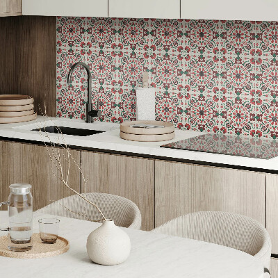 Panou decorativ pvc Model floral cu simetrie
