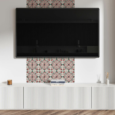 Panou decorativ pvc Model floral cu simetrie
