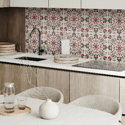 Panou decorativ pvc Model floral cu simetrie