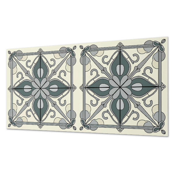 Panou de perete Model floral cu ornamente