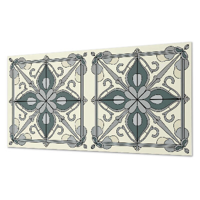 Panou de perete Model floral cu ornamente