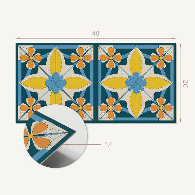 Panou perete Model geometric floral