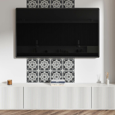 Panou decorativ pvc Model floral cu ornamente
