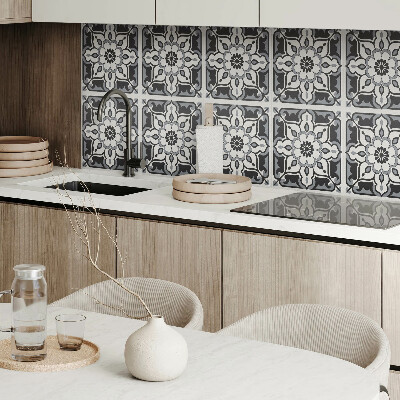 Panou decorativ pvc Model floral cu ornamente