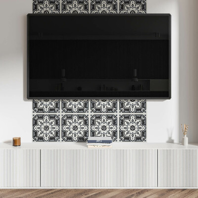 Panou decorativ pvc Model floral cu ornamente