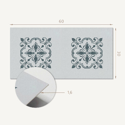 Panou decorativ pvc Model de plante cu ornamente