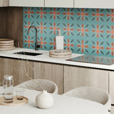 Panou decorativ pvc Model floral cu frunze
