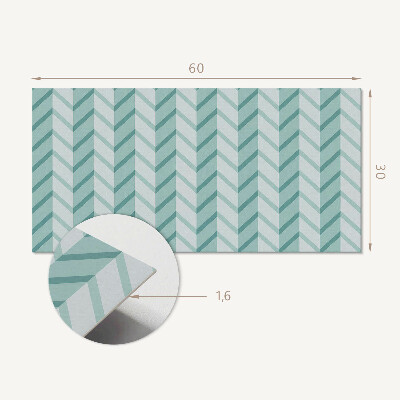 Panou decorativ pvc Model în dungi în zig-zag
