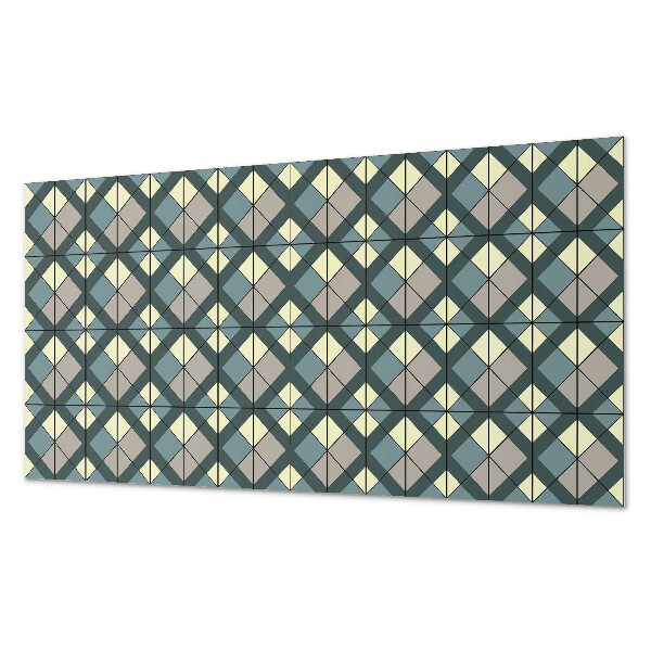 Panou decorativ pvc Model geometric în carouri