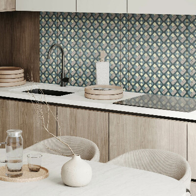 Panou decorativ pvc Model geometric în carouri