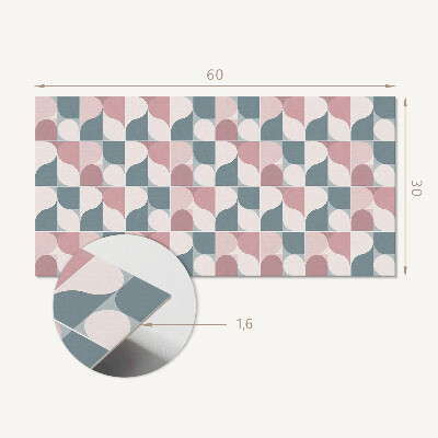 Panou de perete Model geometric abstract