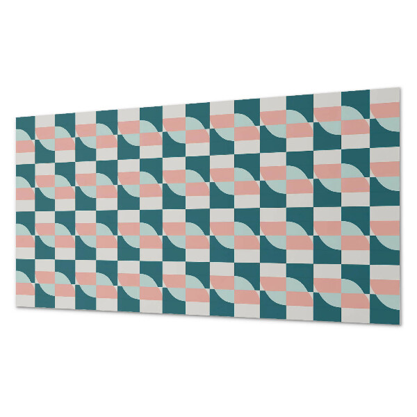 Panou perete Model geometric în carouri