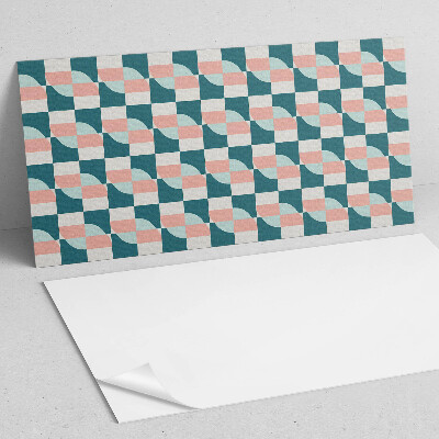Panou perete Model geometric în carouri