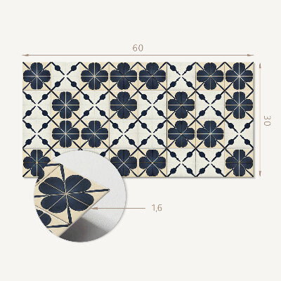 Panou decorativ pvc Model de flori pe fundal