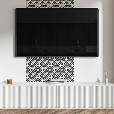 Panou decorativ pvc Model de flori pe fundal