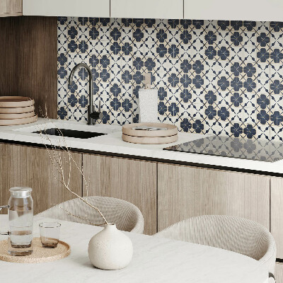 Panou decorativ pvc Model de flori pe fundal
