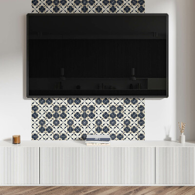 Panou decorativ pvc Model de flori pe fundal