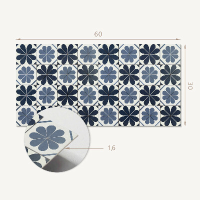 Panou perete Model floral pe gresie