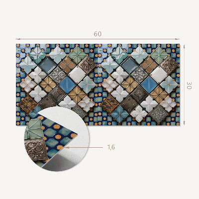 Panou decorativ pvc Modele de plăci ceramice