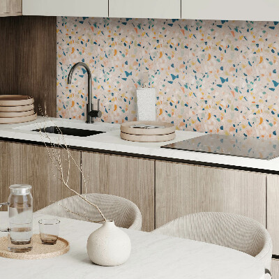 Panou decorativ pvc Model cu fragmente colorate