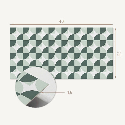 Panou de perete Geometria cercurilor și pătratelor