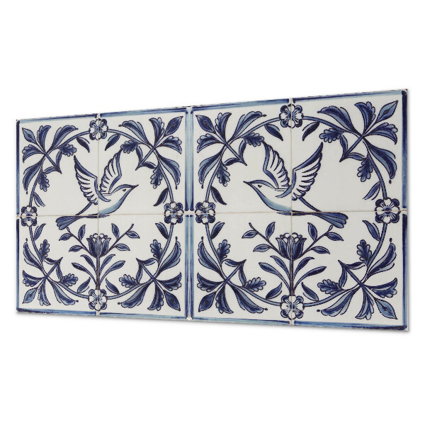 Panou decorativ pvc Motivul pasăre printre plante
