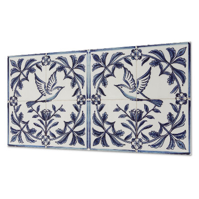 Panou decorativ pvc Motivul pasăre printre plante