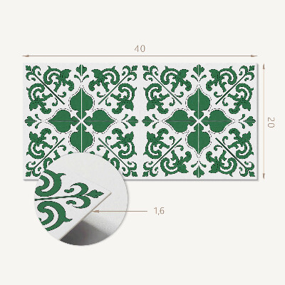 Panou decorativ pvc Model de plante cu ornamente