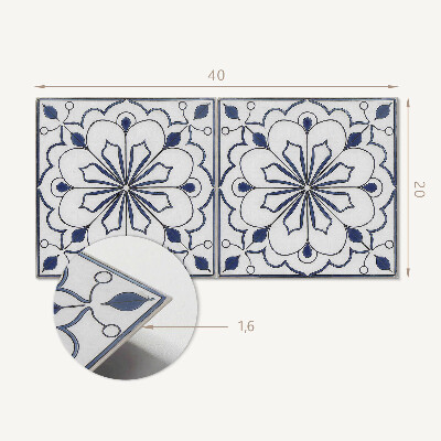 Panou de perete Model ceramic floral