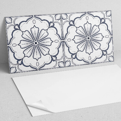 Panou perete Model floral pe faianta