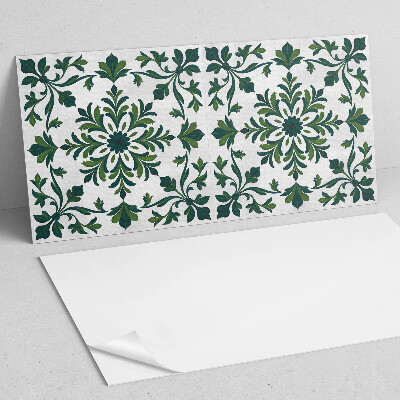 Panou de perete Model de plante cu ornamente