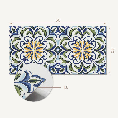 Panou decorativ pvc Model de plante cu flori